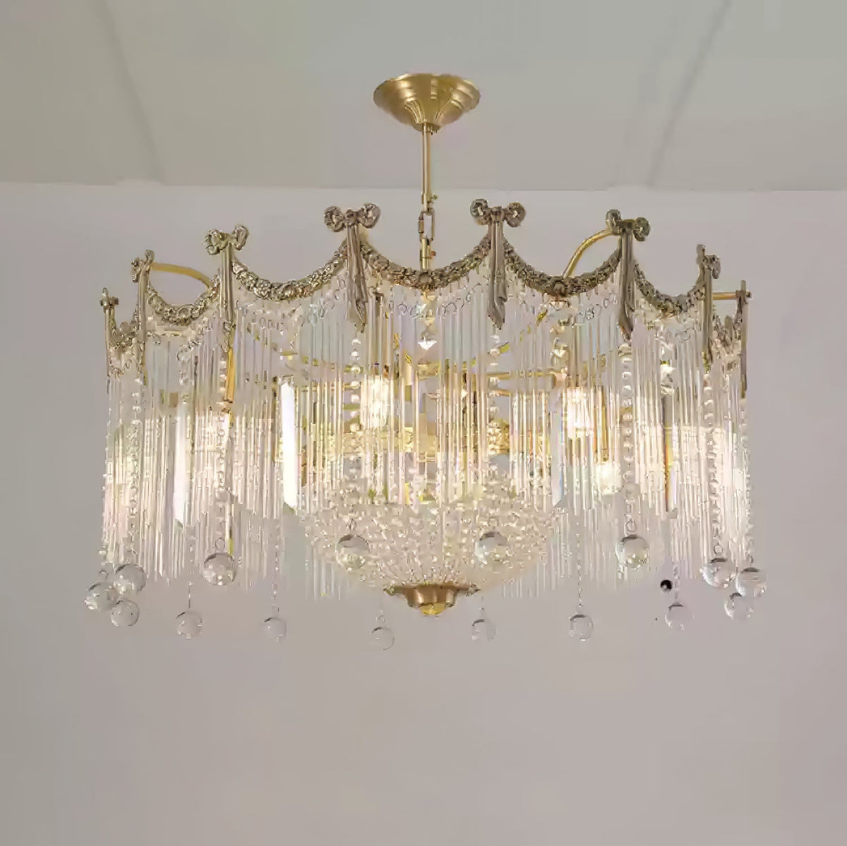 Yunaria Glass Chandelier-Moonnatur