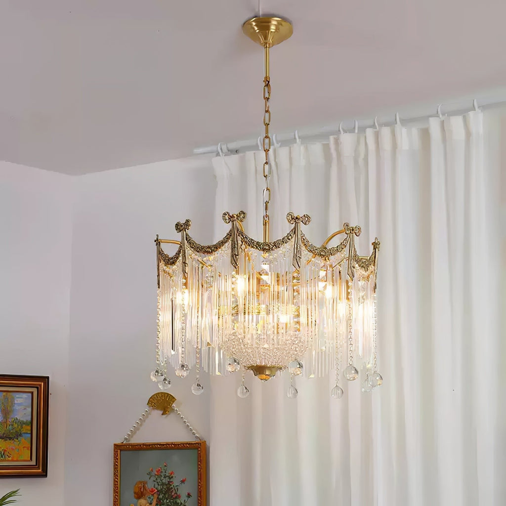 Yunaria Glass Chandelier-Moonnatur