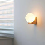 Norrenelle Wood Wall Light-Moonnatur