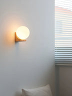Norrenelle Wood Wall Light-Moonnatur