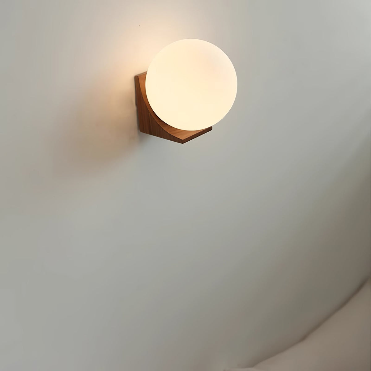 Norrenelle Wood Wall Light-Moonnatur