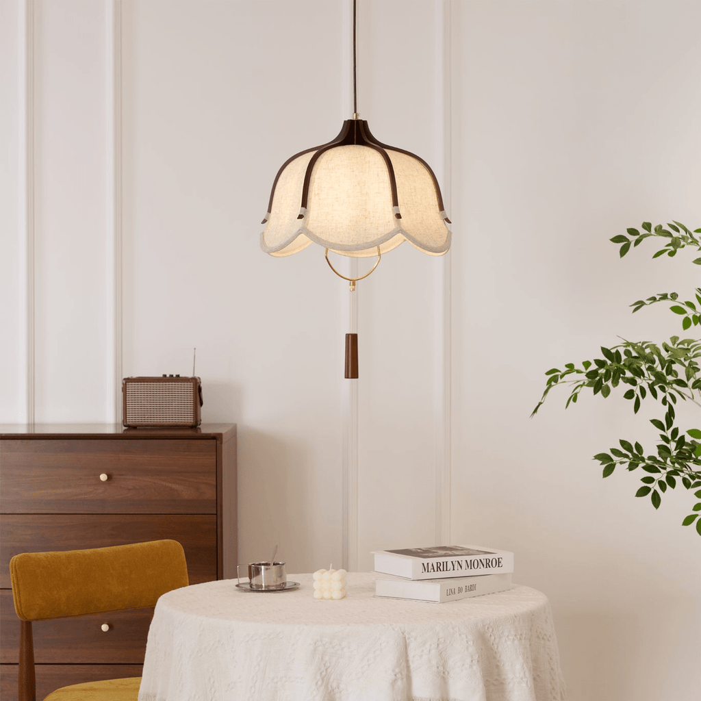 Yenelle Fabric Pendant Lamp-Moonnatur
