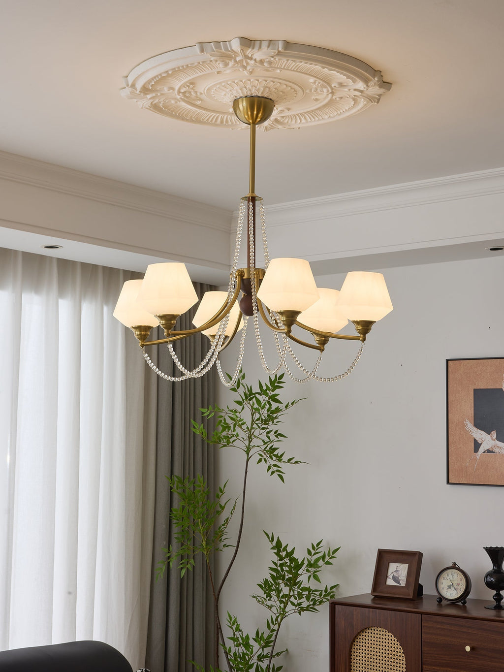 Rasora Wood Chandelier-Moonnatur