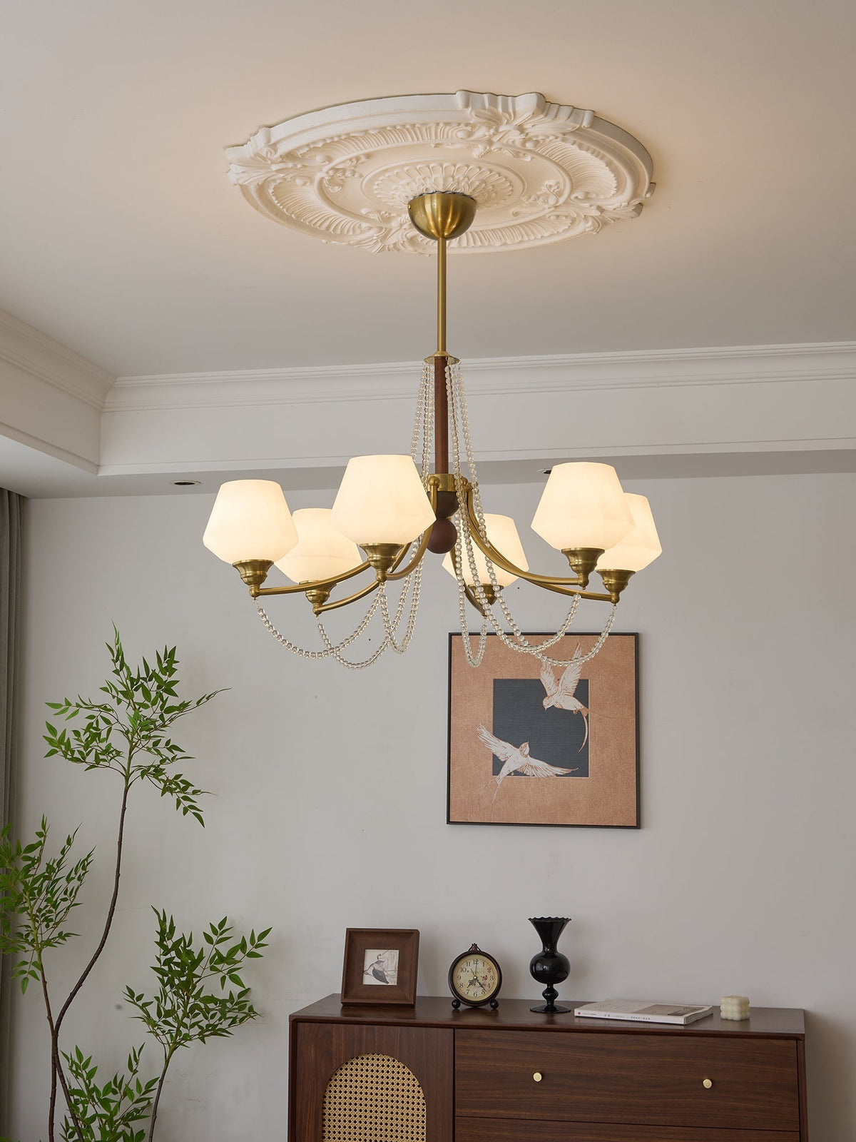 Rasora Wood Chandelier-Moonnatur