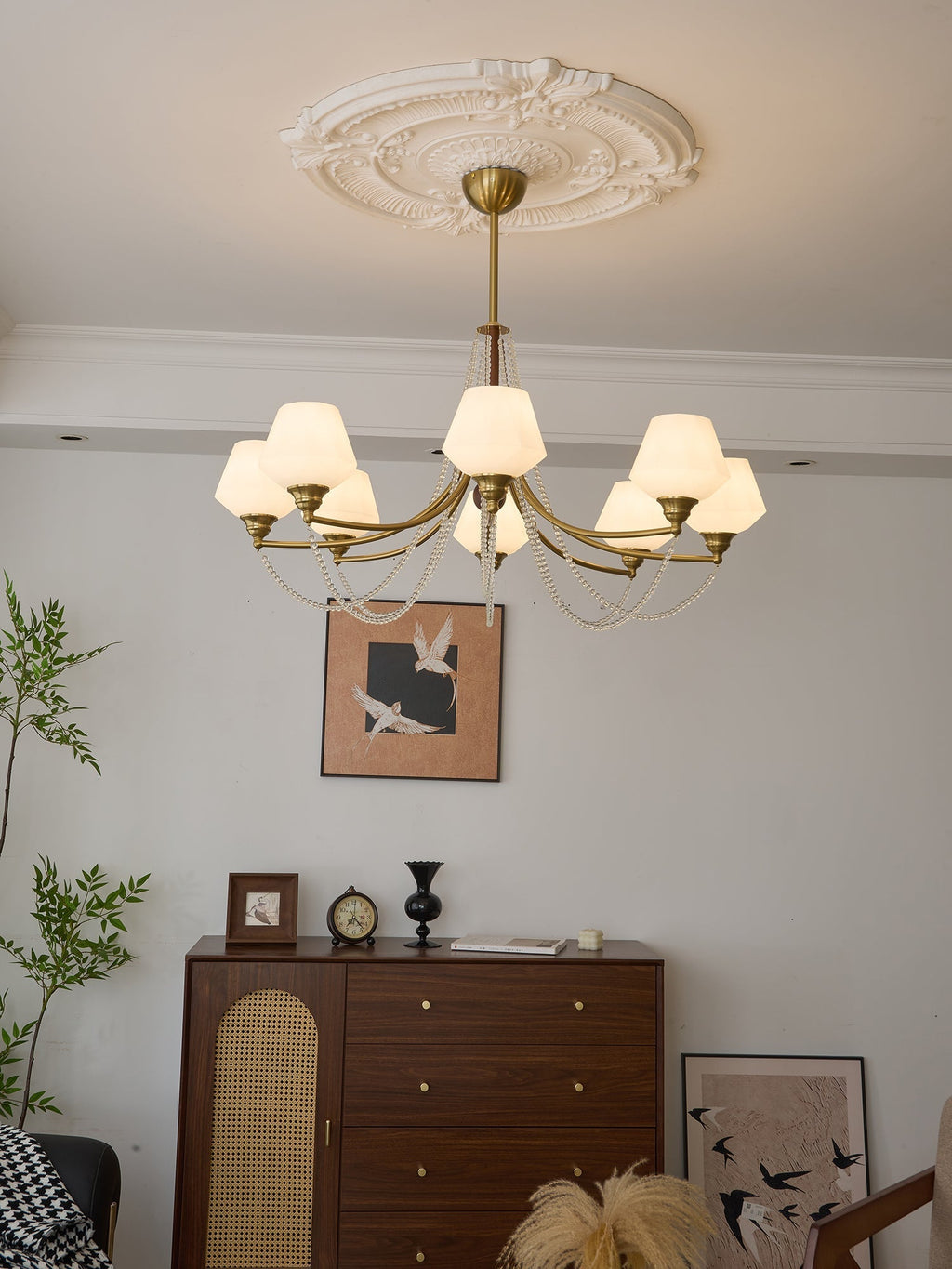 Rasora Wood Chandelier-Moonnatur