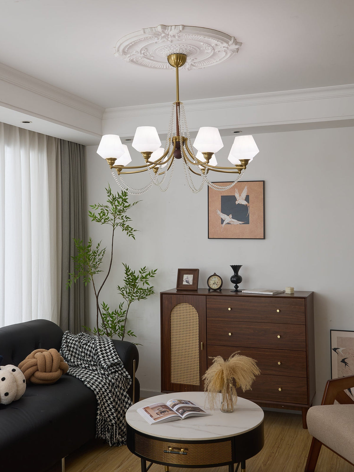 Rasora Wood Chandelier-Moonnatur