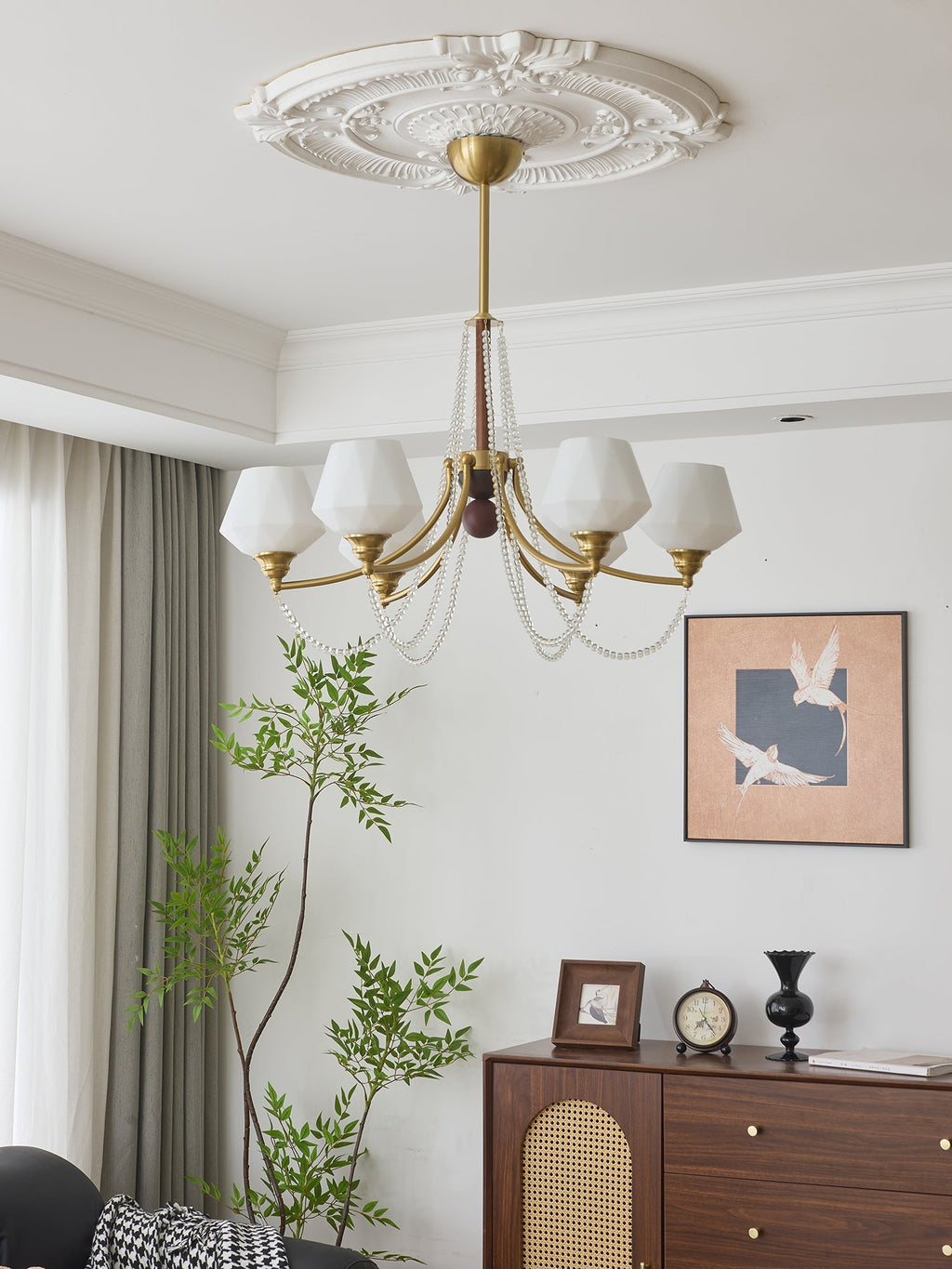 Rasora Wood Chandelier-Moonnatur