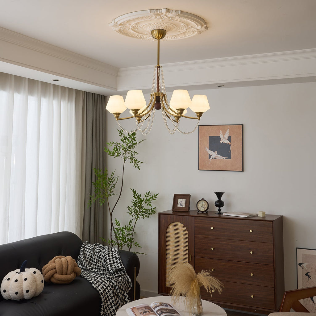 Rasora Wood Chandelier-Moonnatur