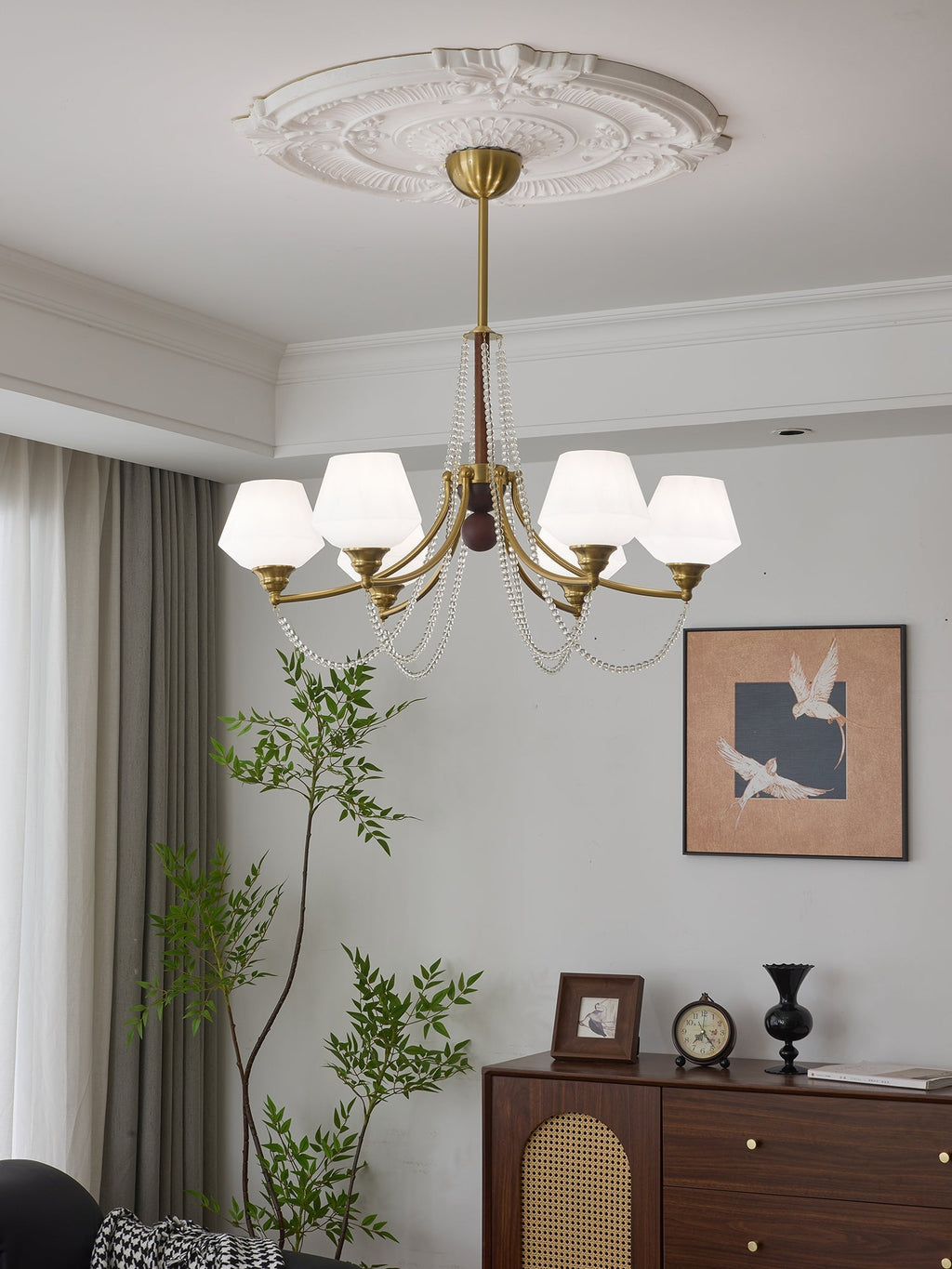 Rasora Wood Chandelier-Moonnatur