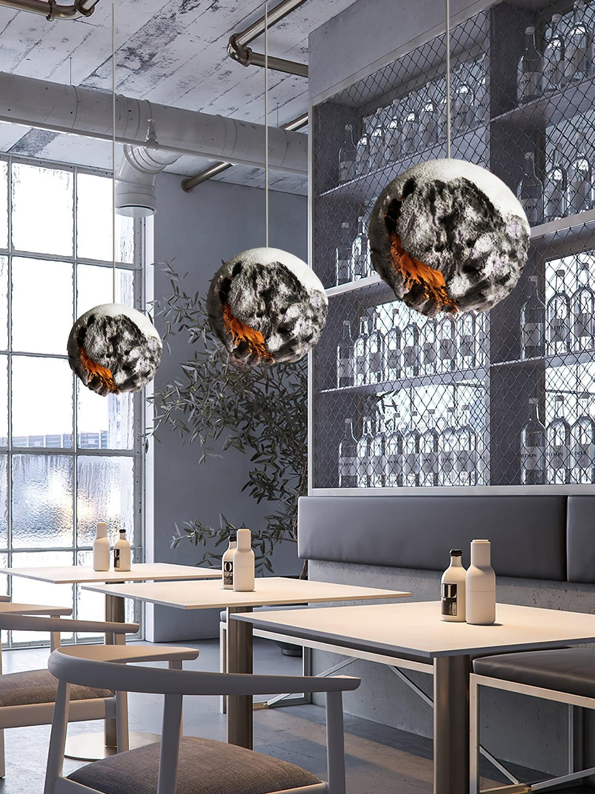 Vostria Polyethylene Pendant Lamp-Moonnatur