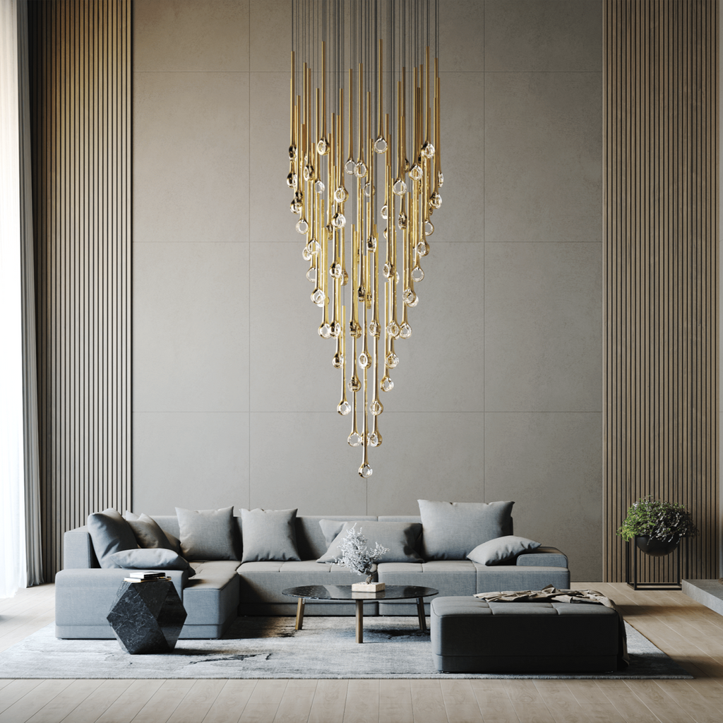 Tamelia Glass Chandelier-Moonnatur