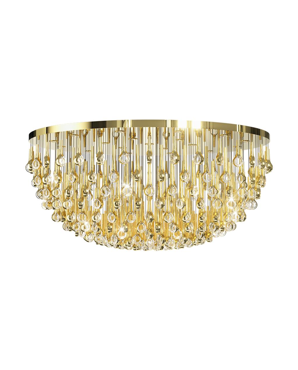 Tamelia Glass Chandelier-Moonnatur