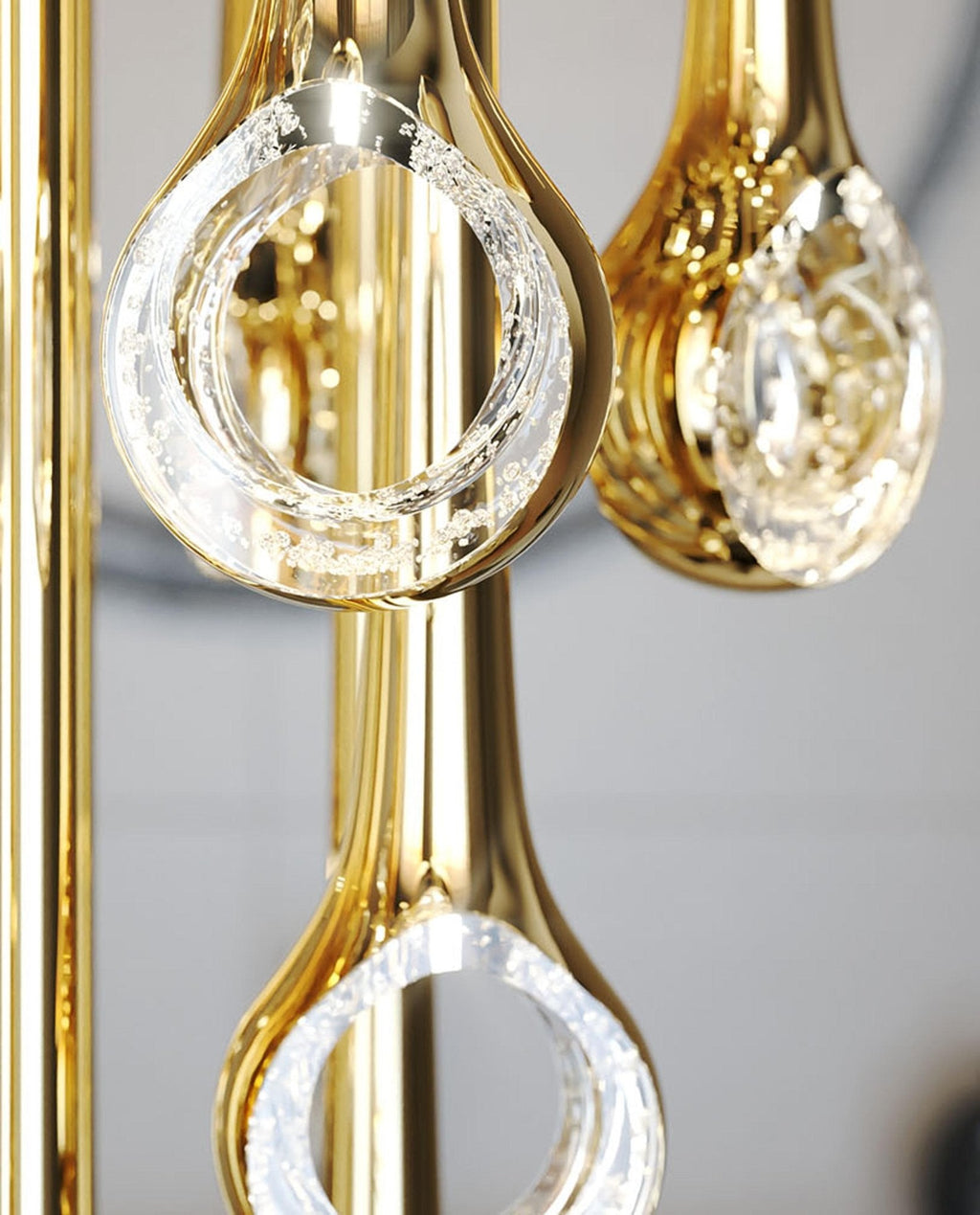 Tamelia Glass Chandelier-Moonnatur