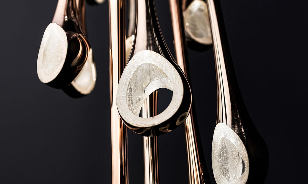 Tamelia Glass Chandelier-Moonnatur