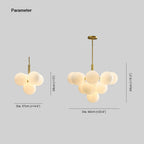 Oswenara Glass Chandelier-Moonnatur