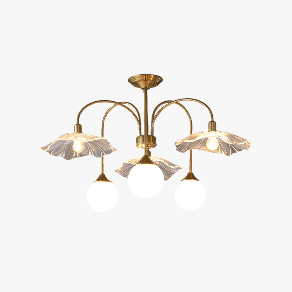 Kilvenelle Glass Chandelier-Moonnatur