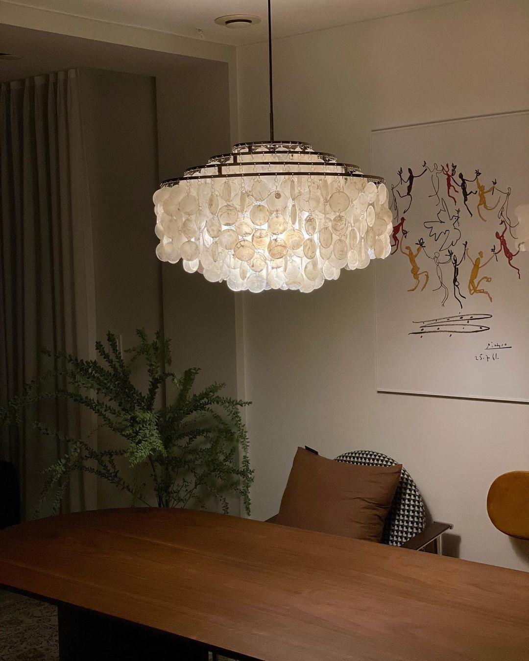 Ilmarelle Shell Chandelier-Moonnatur
