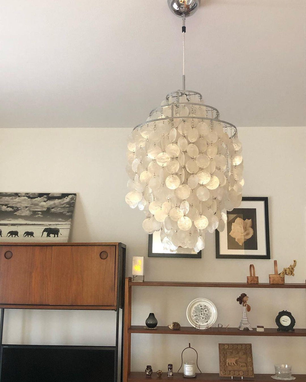 Ilmarelle Shell Chandelier-Moonnatur