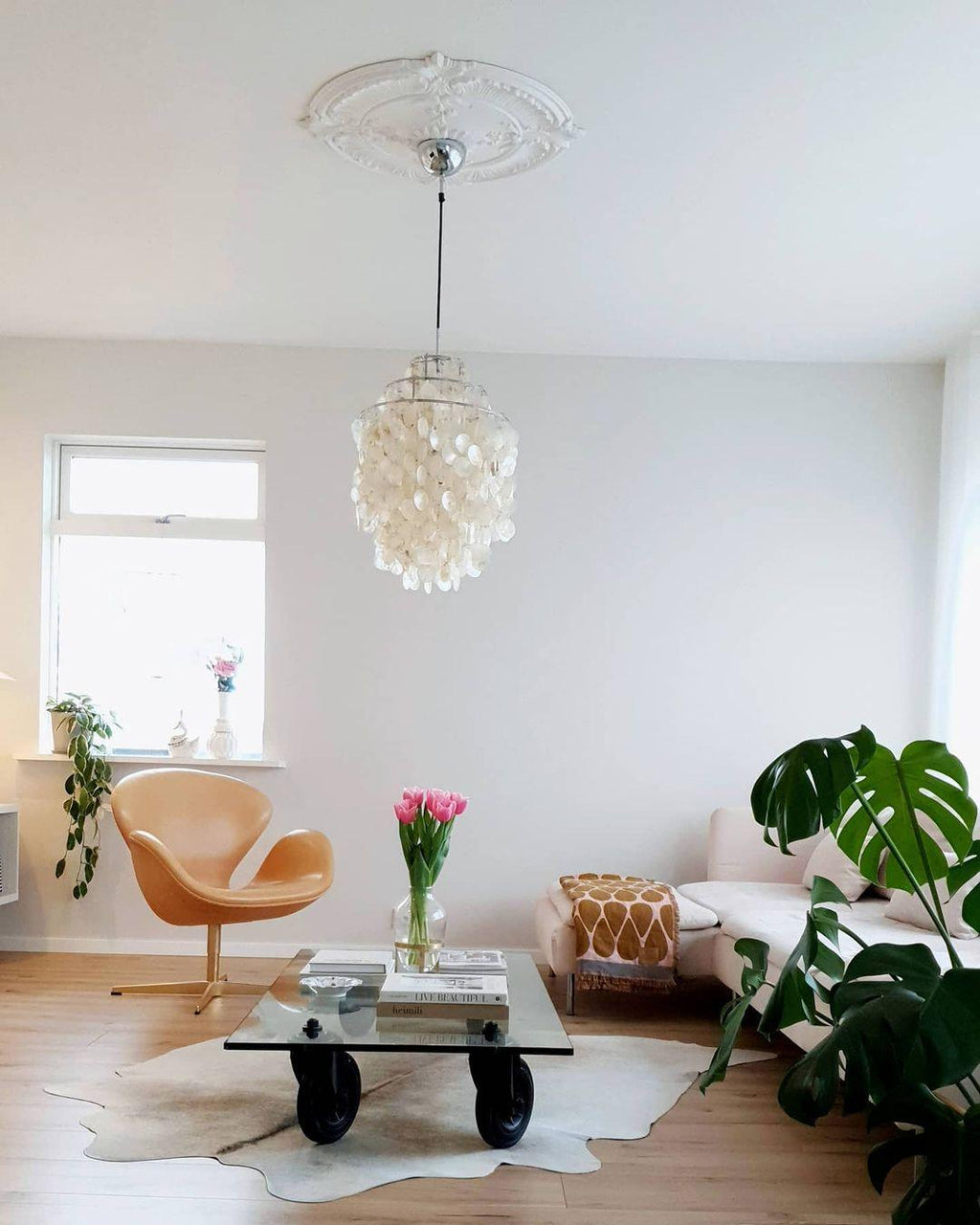 Ilmarelle Shell Chandelier-Moonnatur