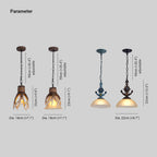 Ferrowhaven Glass Pendant Light-Moonnatur