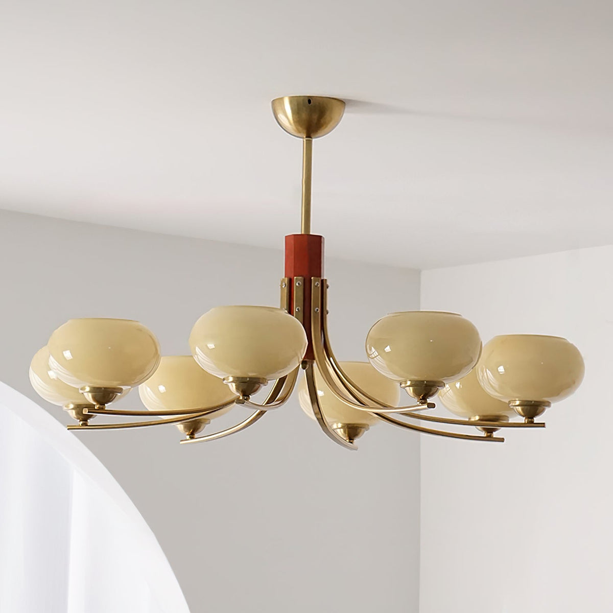 Zorrenlark Glass Chandelier-Moonnatur