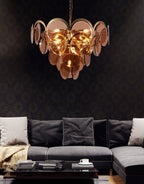 Laelune Glass Chandelier-Moonnatur