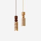Norreloria Travertine Pendant Light-Moonnatur