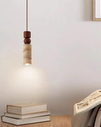 Norreloria Travertine Pendant Light-Moonnatur