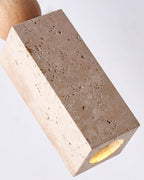 Norreloria Travertine Pendant Light-Moonnatur