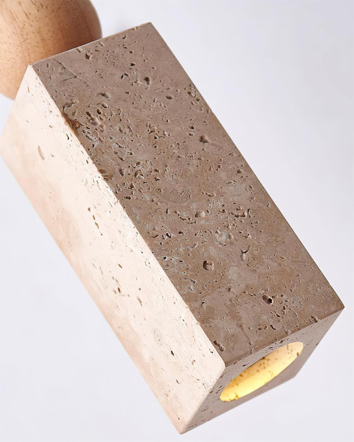 Norreloria Travertine Pendant Light-Moonnatur