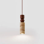 Norreloria Travertine Pendant Light-Moonnatur