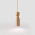 Norreloria Travertine Pendant Light-Moonnatur