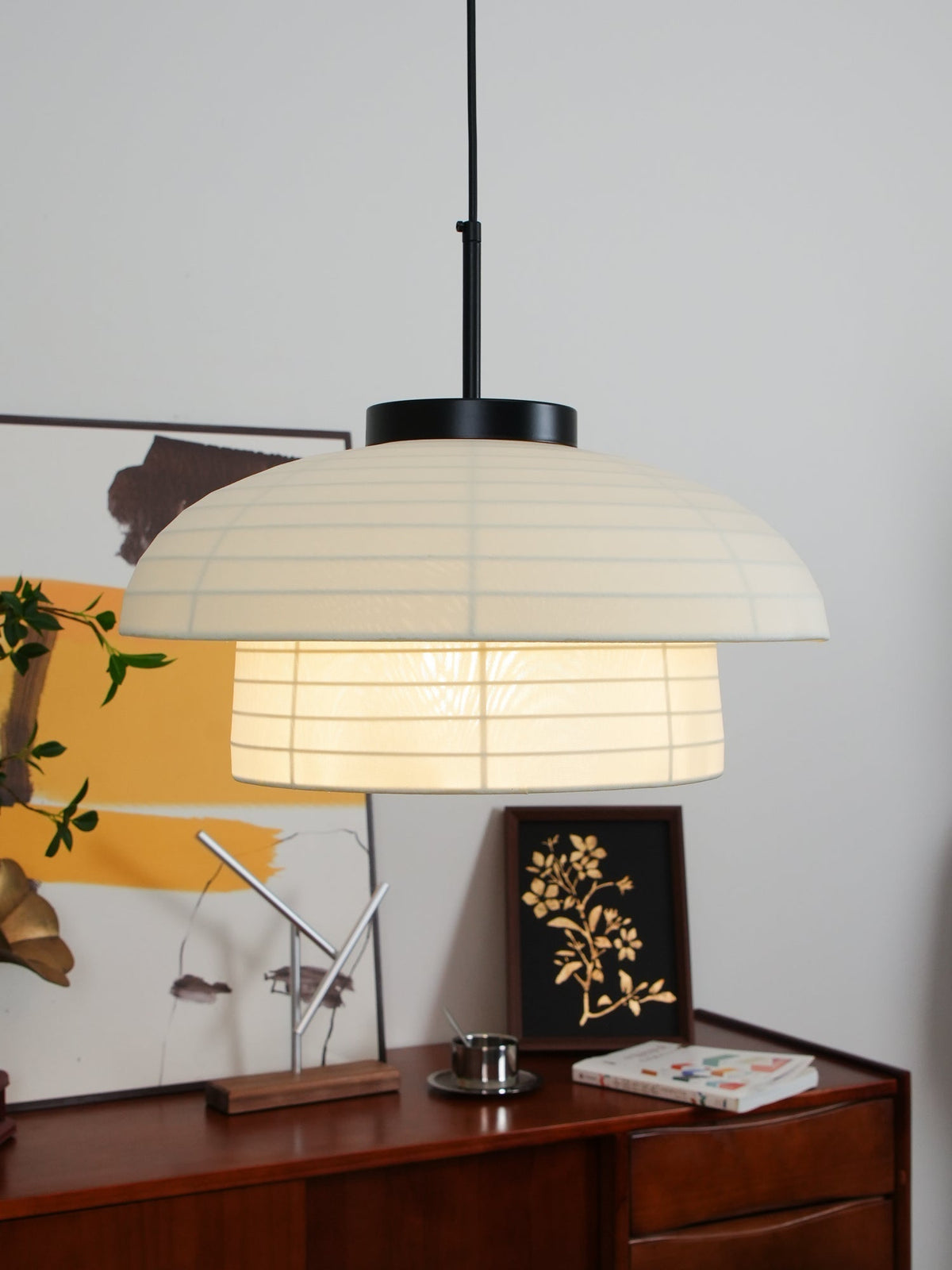 Belleth Fabric Pendant Light-Moonnatur
