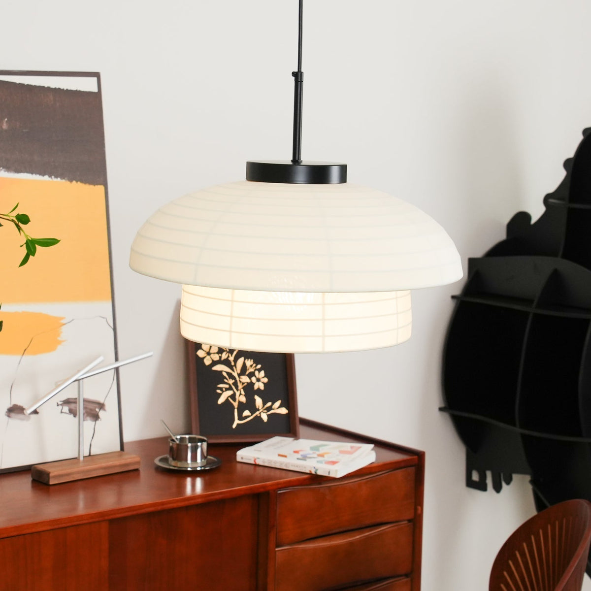 Belleth Fabric Pendant Light-Moonnatur