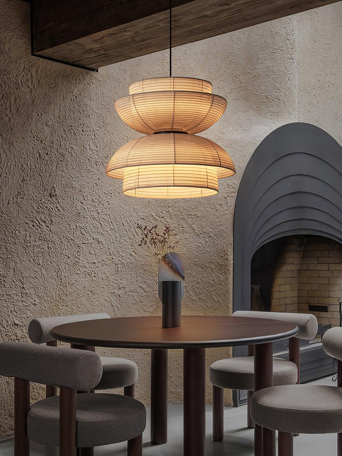 Belleth Fabric Pendant Light-Moonnatur
