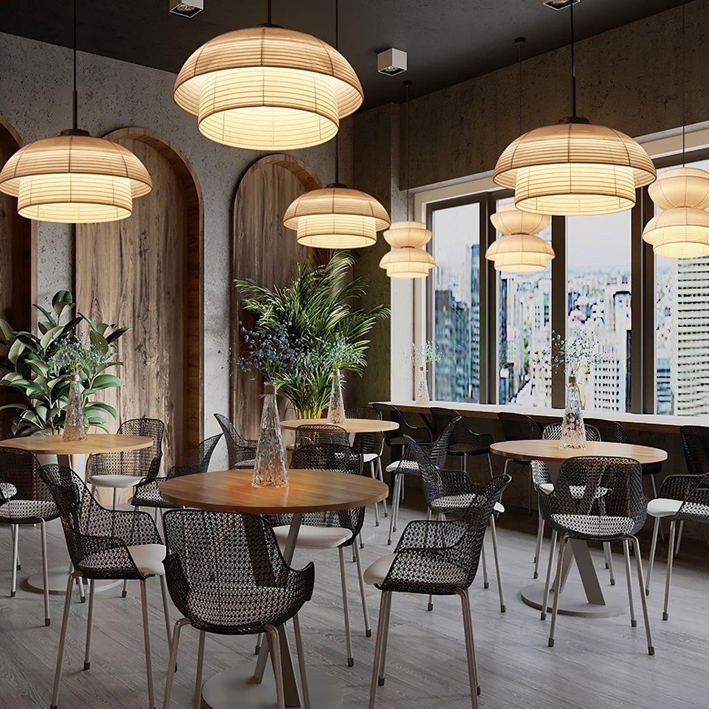 Belleth Fabric Pendant Light-Moonnatur
