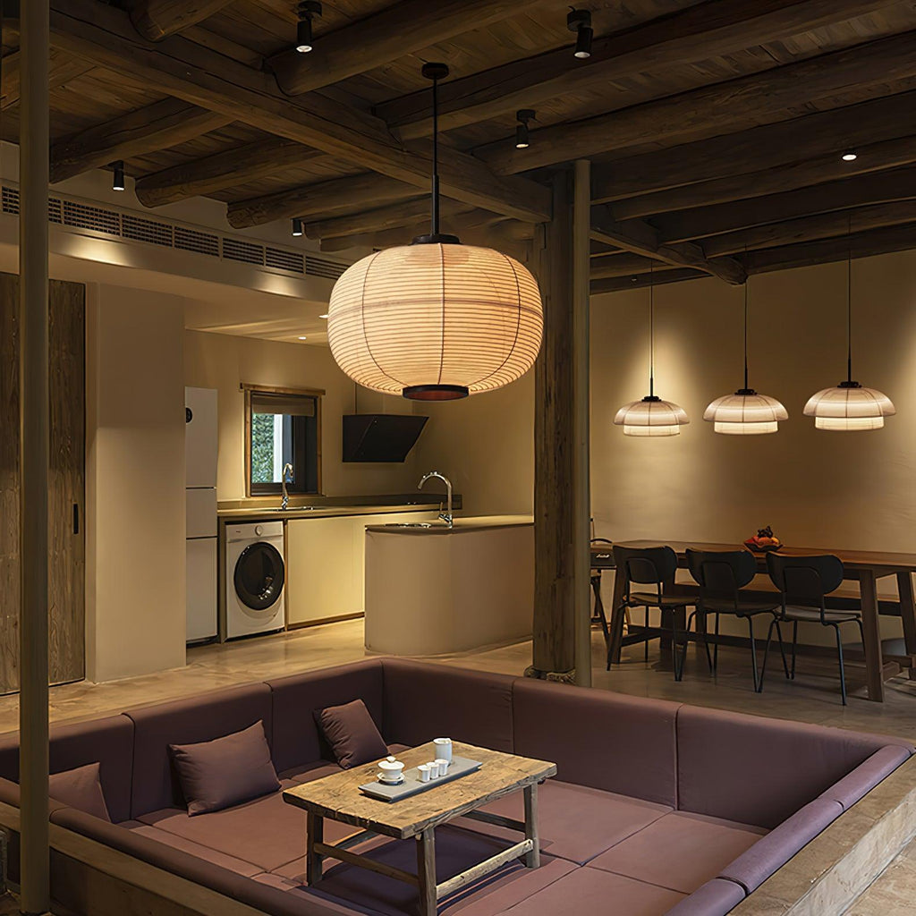 Belleth Fabric Pendant Light-Moonnatur