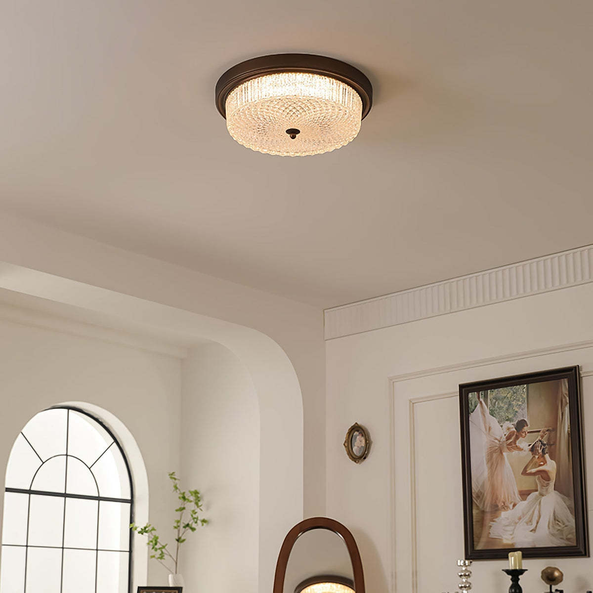 Serenera Glass Ceiling Light-Moonnatur