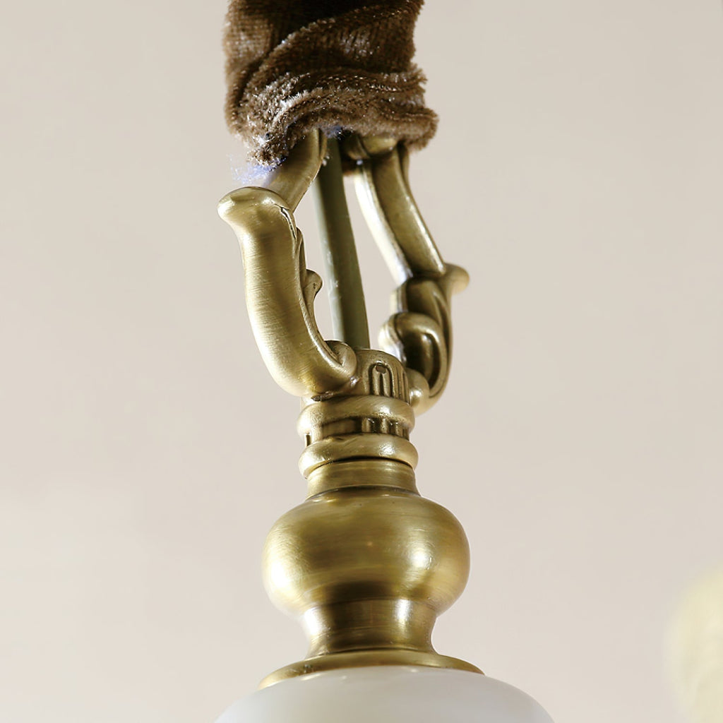 Aldricella Brass Chandelier-Moonnatur