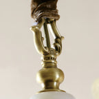 Aldricella Brass Chandelier-Moonnatur