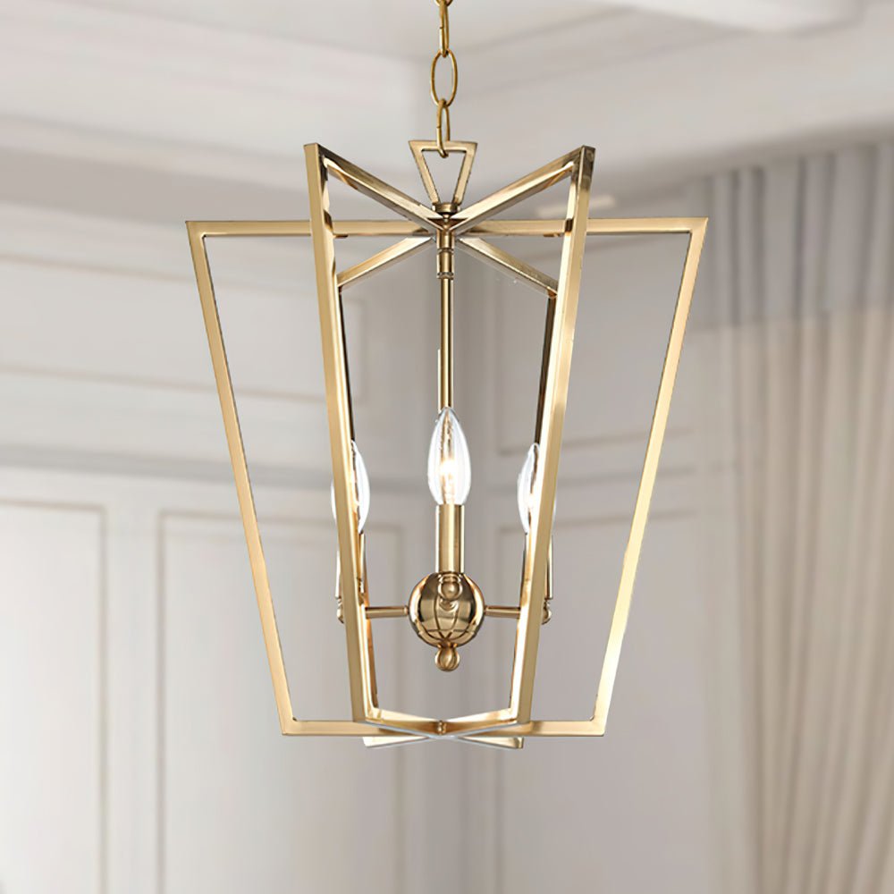 Aldricella Brass Chandelier-Moonnatur