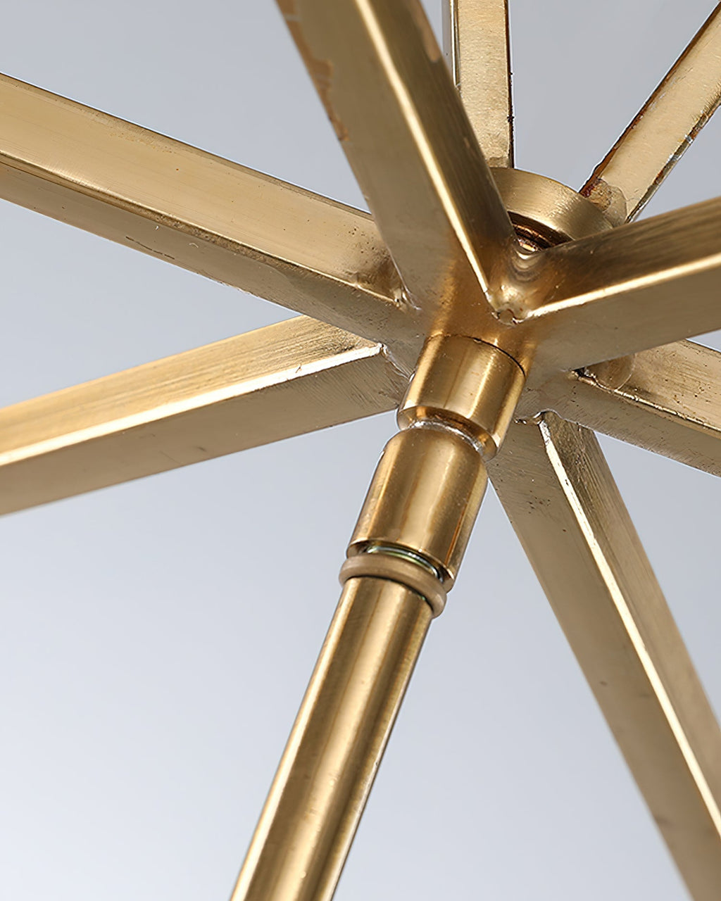 Aldricella Brass Chandelier-Moonnatur