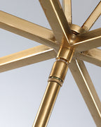 Aldricella Brass Chandelier-Moonnatur