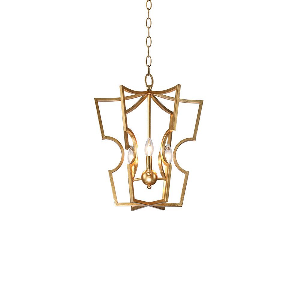 Aldricella Brass Chandelier-Moonnatur