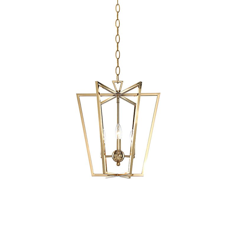 Aldricella Brass Chandelier-Moonnatur