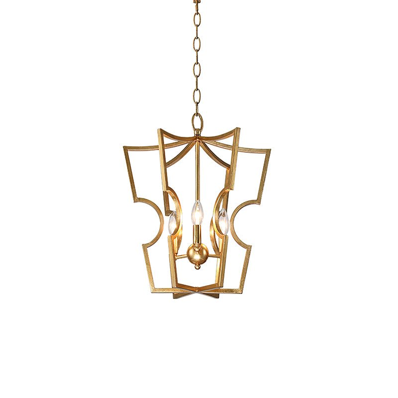 Aldricella Brass Chandelier-Moonnatur