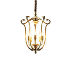 Aldricella Brass Chandelier-Moonnatur