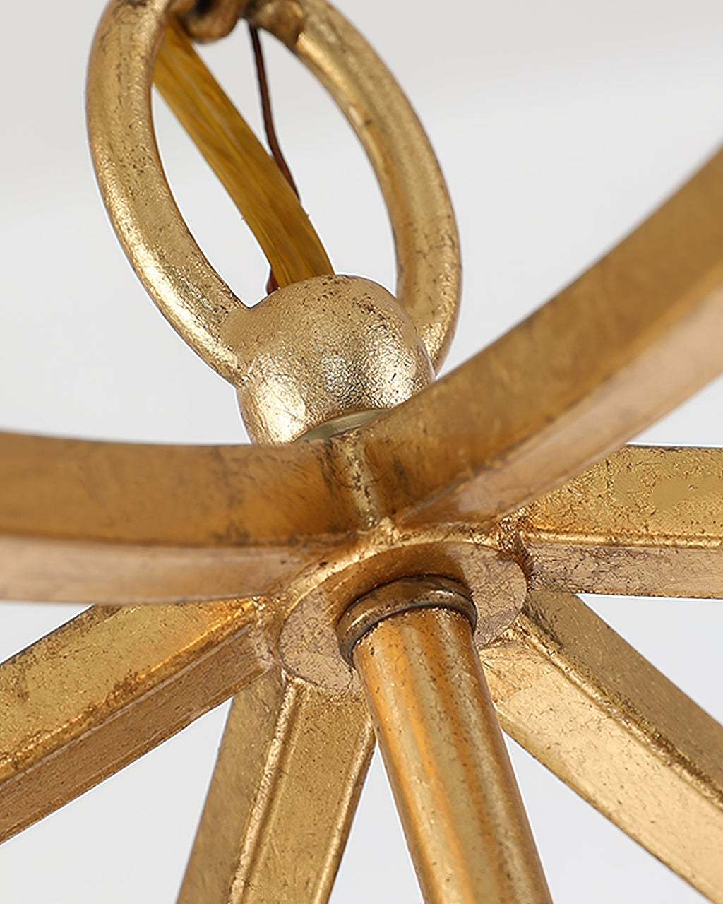 Aldricella Brass Chandelier-Moonnatur