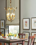 Aldricella Brass Chandelier-Moonnatur