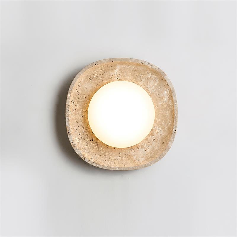 Faldenenora Travertine Wall Light-Moonnatur